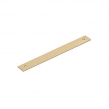 Schaub and Company 5106B-SSB - Pub House, Backplate for Pull, Signature Satin Brass, 6'' cc