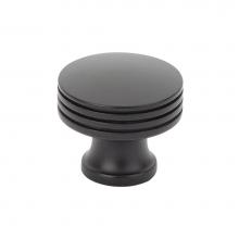 Schaub and Company 532-MB - Knob, Round, Matte Black, 1-1/4'' dia