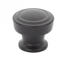 Schaub and Company 533-MB - Knob, Round, Matte Black, 1-1/4'' dia