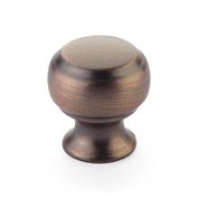 Schaub and Company 63-EBZ - Knob, Empire Bronze, 1-1/8'' dia