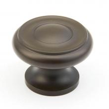 Schaub and Company 704-10B - Knob, Oil Rubbed Bronze, 1-1/2'' dia