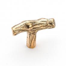 Schaub and Company 768-NB - Knob, Twig, Natural Bronze, 2 '' dia