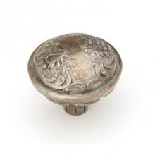 Schaub and Company 994-MSL - Knob, Round, Monticello Silver, 1-1/4'' dia
