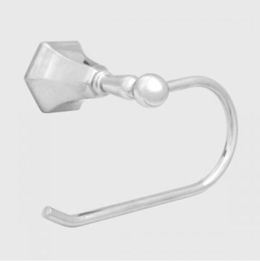 Series 10 Single Post Paper Holder w/bracket POLISHED GOLD .24