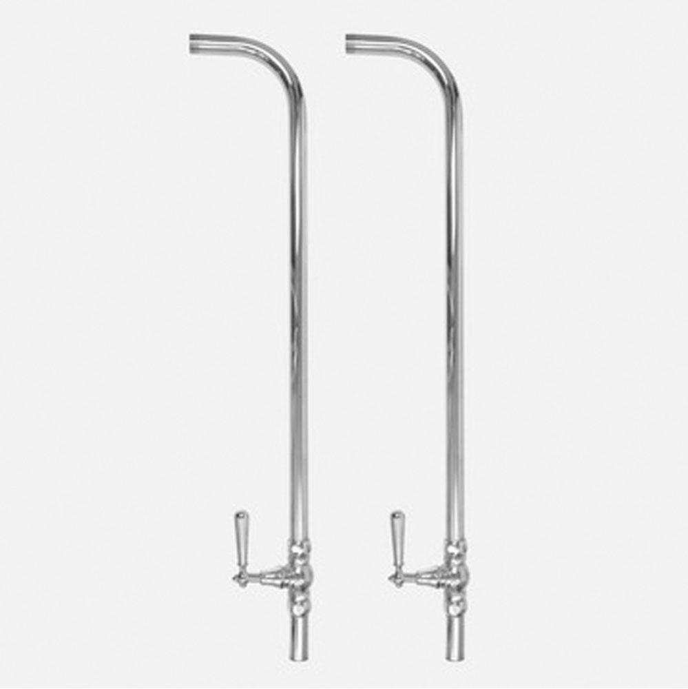 Risers & Shut-Off Kit - For Floor Mounting (32'' Tall) W/Loire