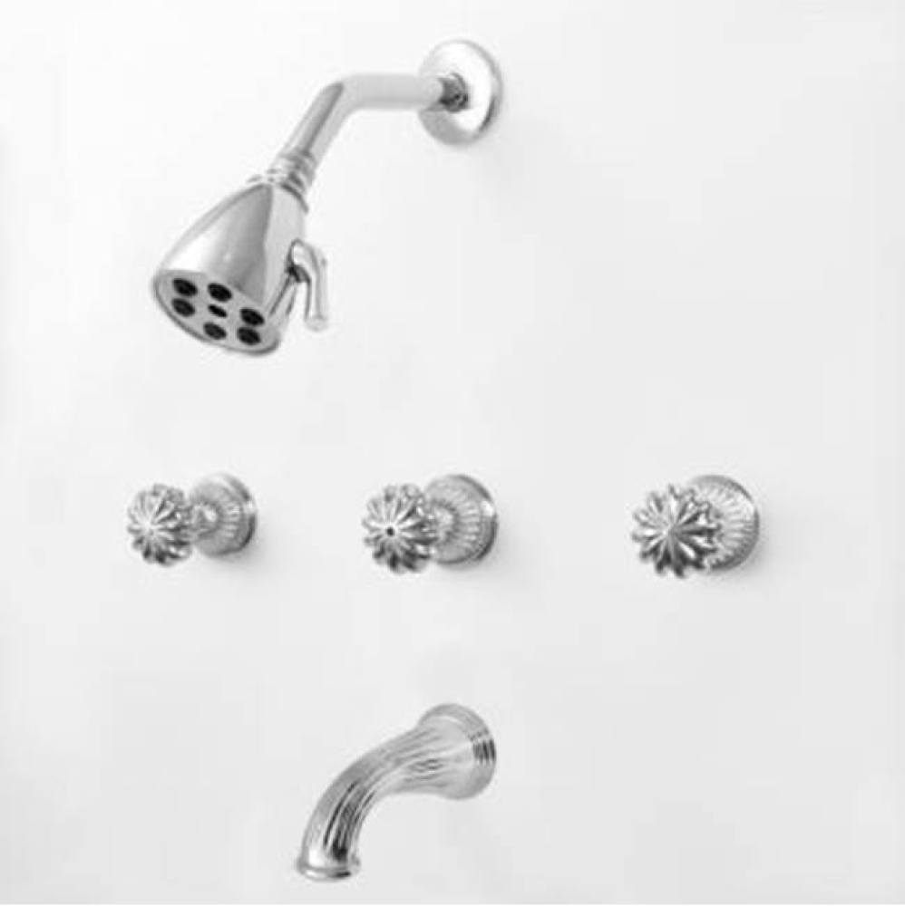 3200 Madison Elite 3 Valve Deluxe Tub & Shower___Trim Only
