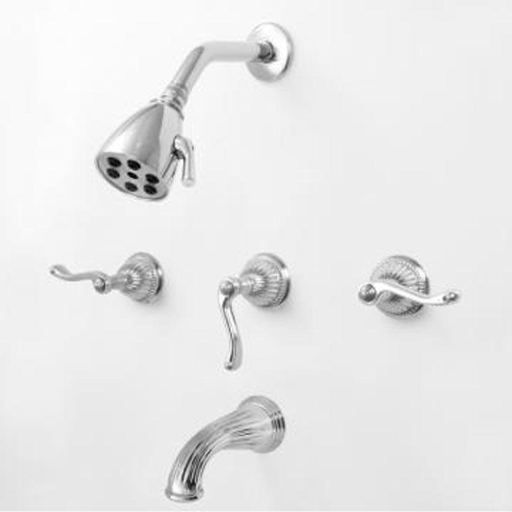 3200 Devon 3 Valve Deluxe Tub & Shower___Trim Only