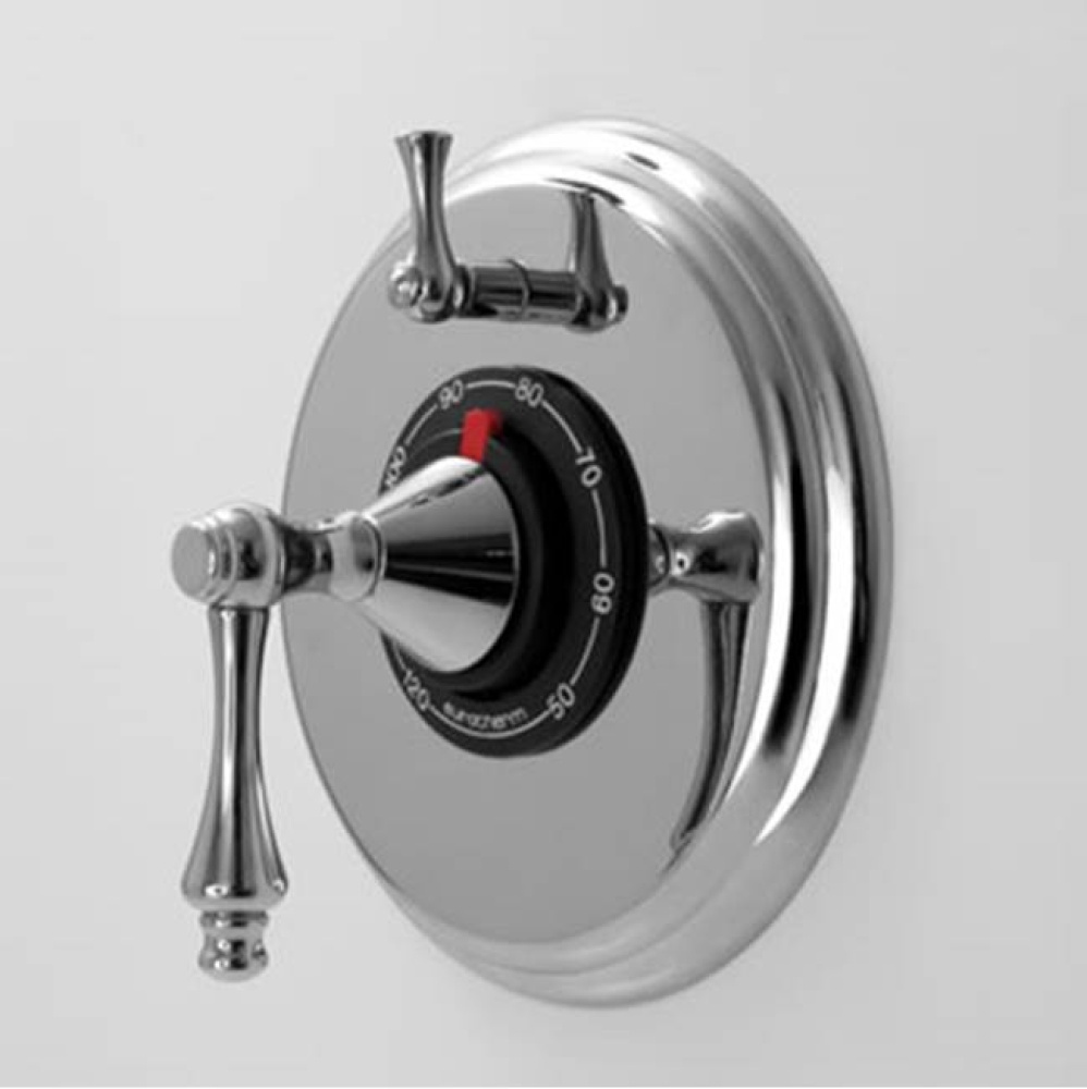 1/2'' Thermostatic Set, One Volume Control TRIM LEXINGTON POLISHED GOLD .24