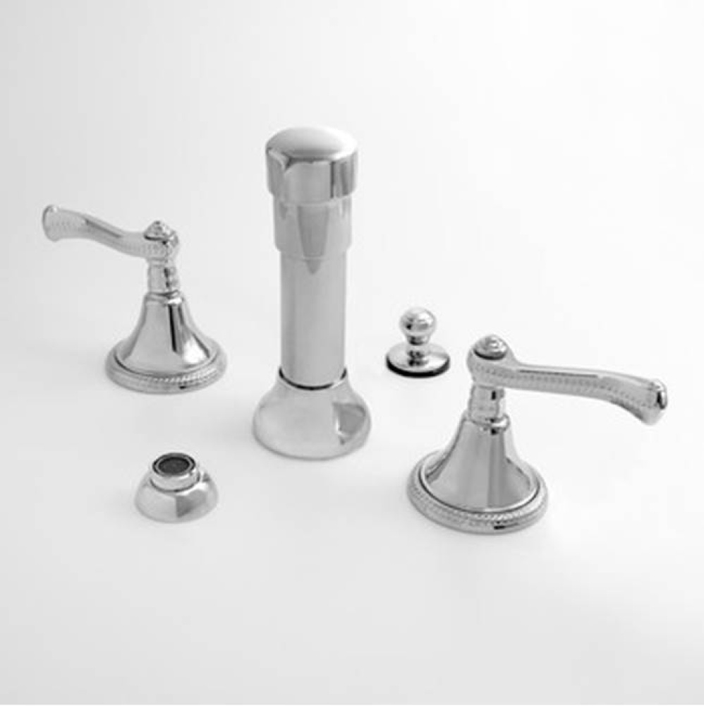 Bidet Set Complete CHARLOTTE ELITE POLISHED GOLD .24