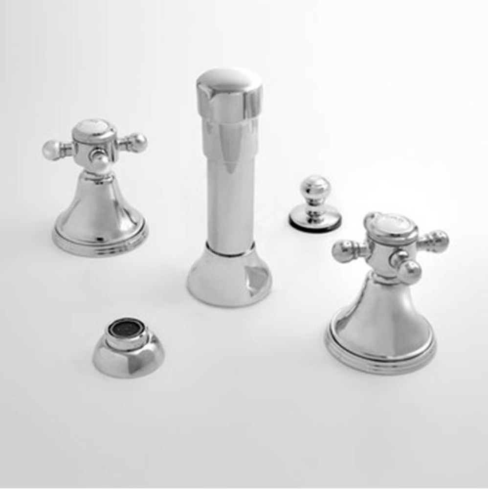 Bidet Set Complete PORTSMOUTH SATIN GOLD .54