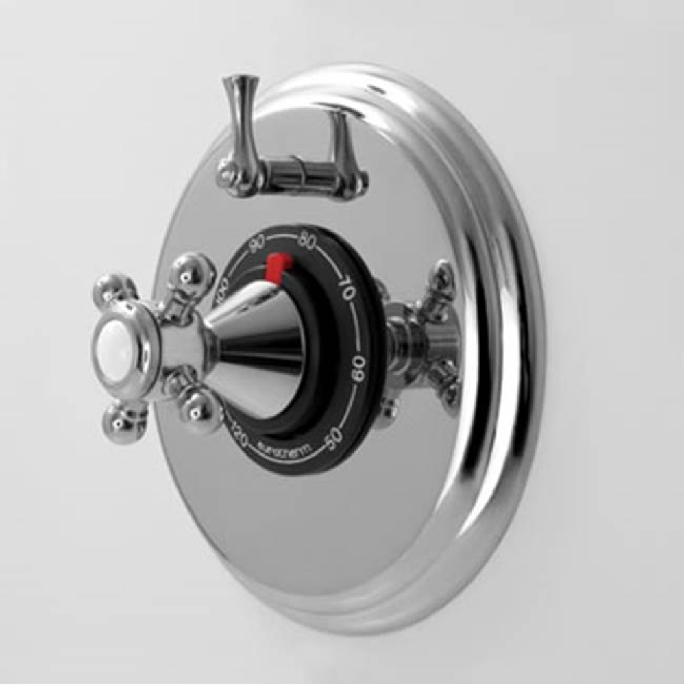 1/2'' Thermostatic Set, One Volume Control, TRIM SALEM CHROME .26