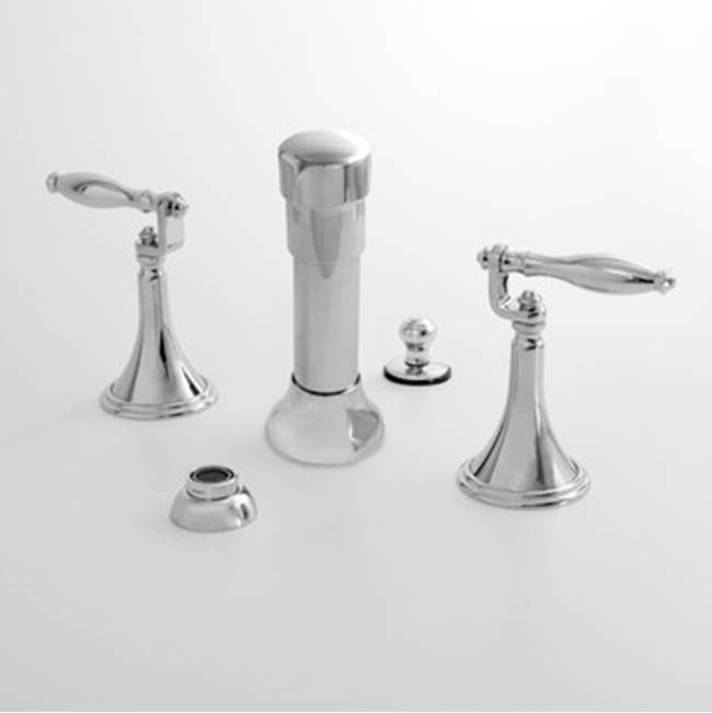 Bidet Set Complete TORONTO SATIN GOLD .54