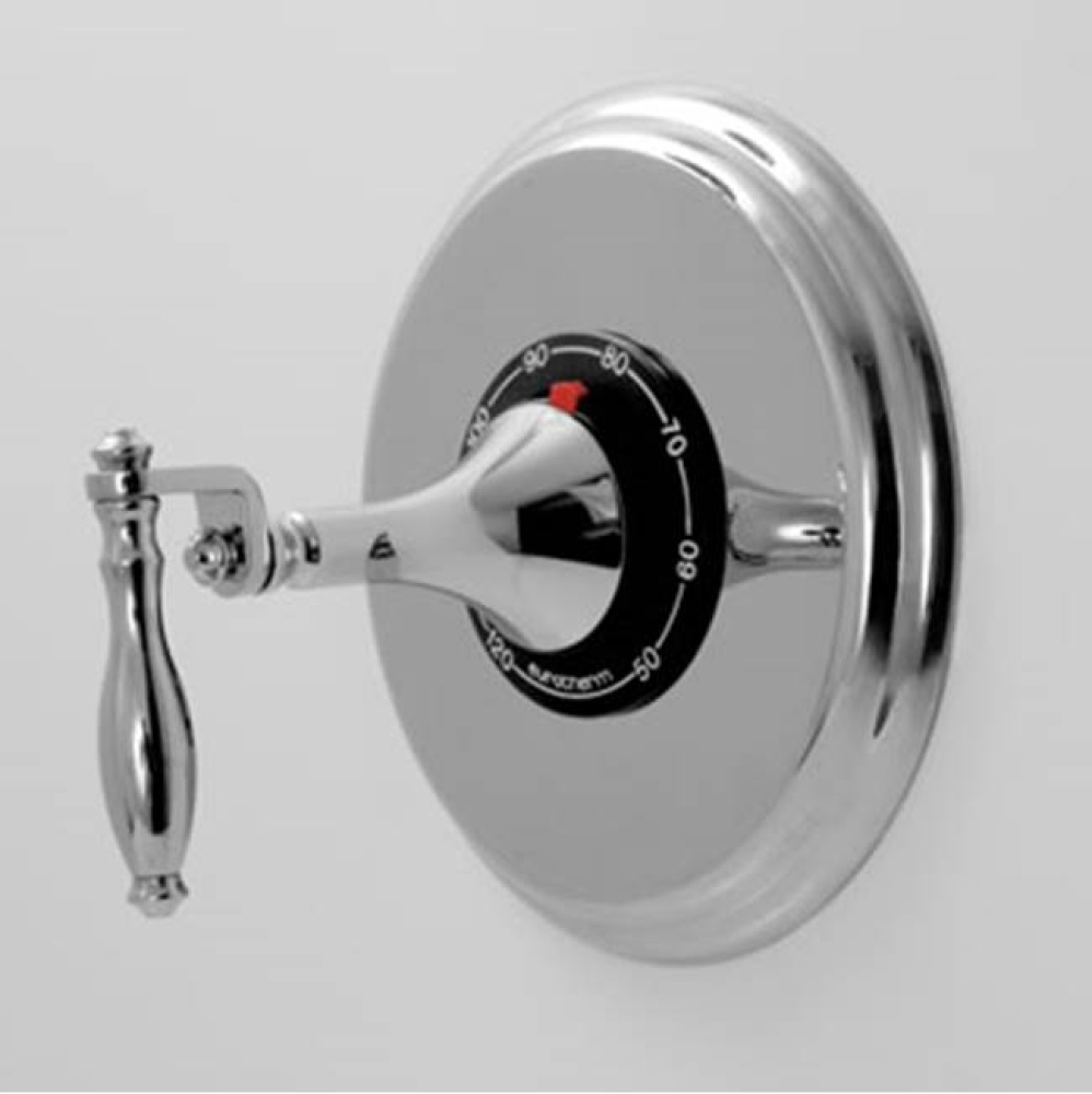 1/2'' Thermostatic Set No Volume Control, TRIM TORONTO POLISHED GOLD .24