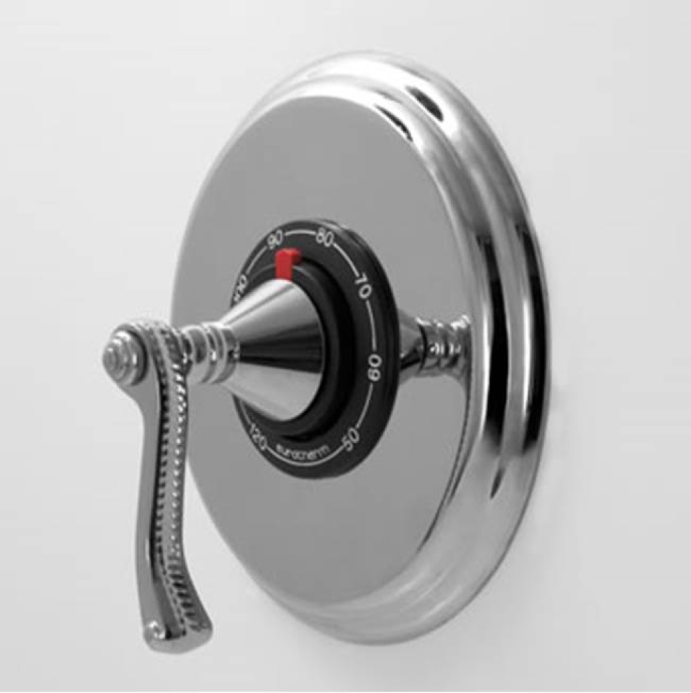 1/2'' Thermostatic Set, No Volume Control, TRIM DEVON POLISHED GOLD .24