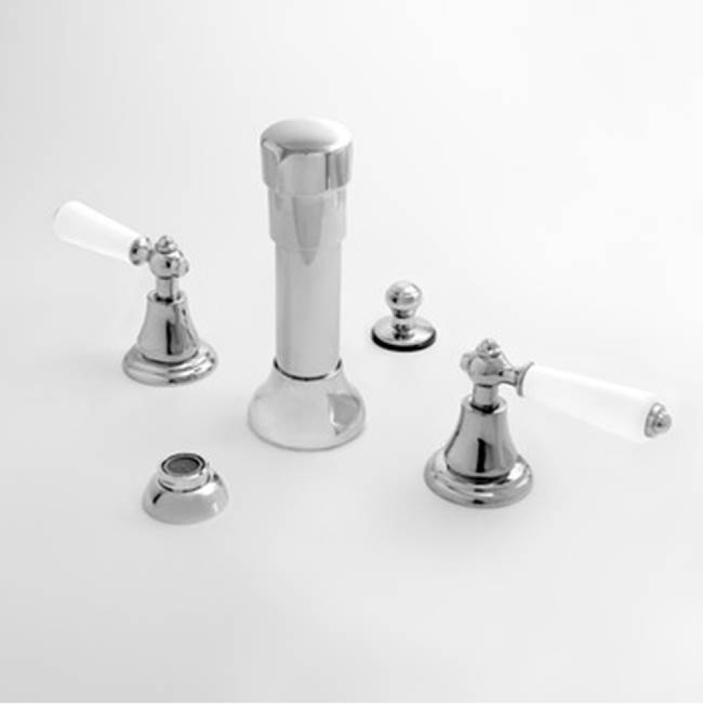 Bidet Set Complete ORLEANS SATIN GOLD .54