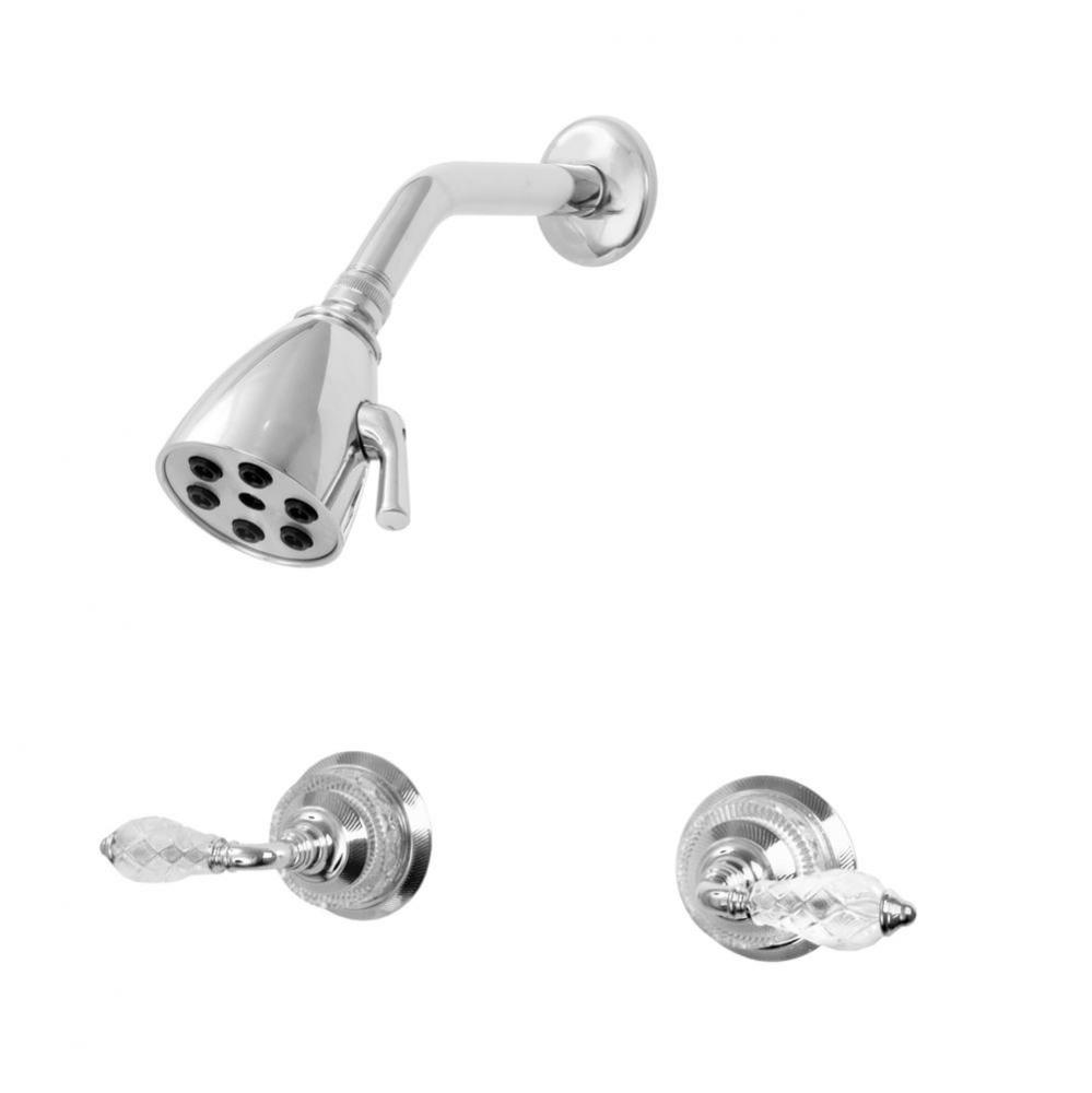 2 Valve Deluxe Shower Set - Trim Only - Luxembourg