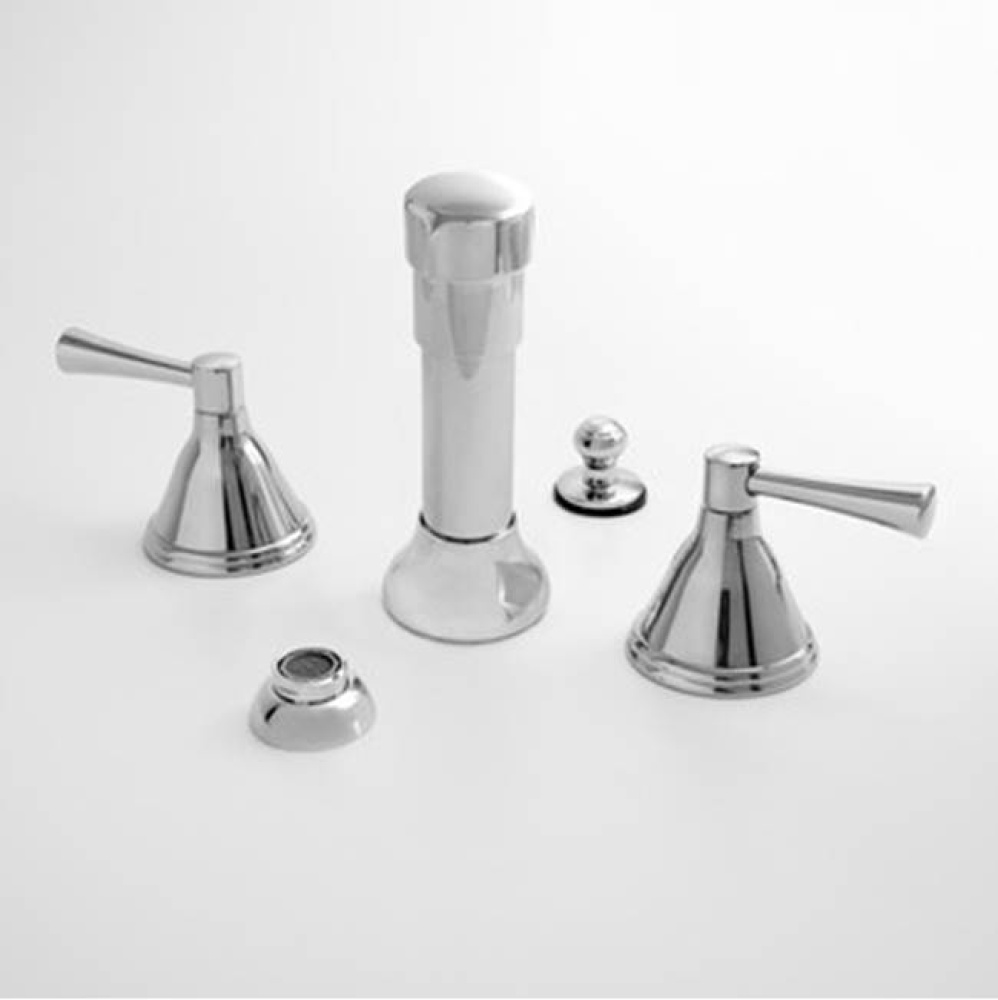 Bidet Set Complete CHICAGO SATIN GOLD .54