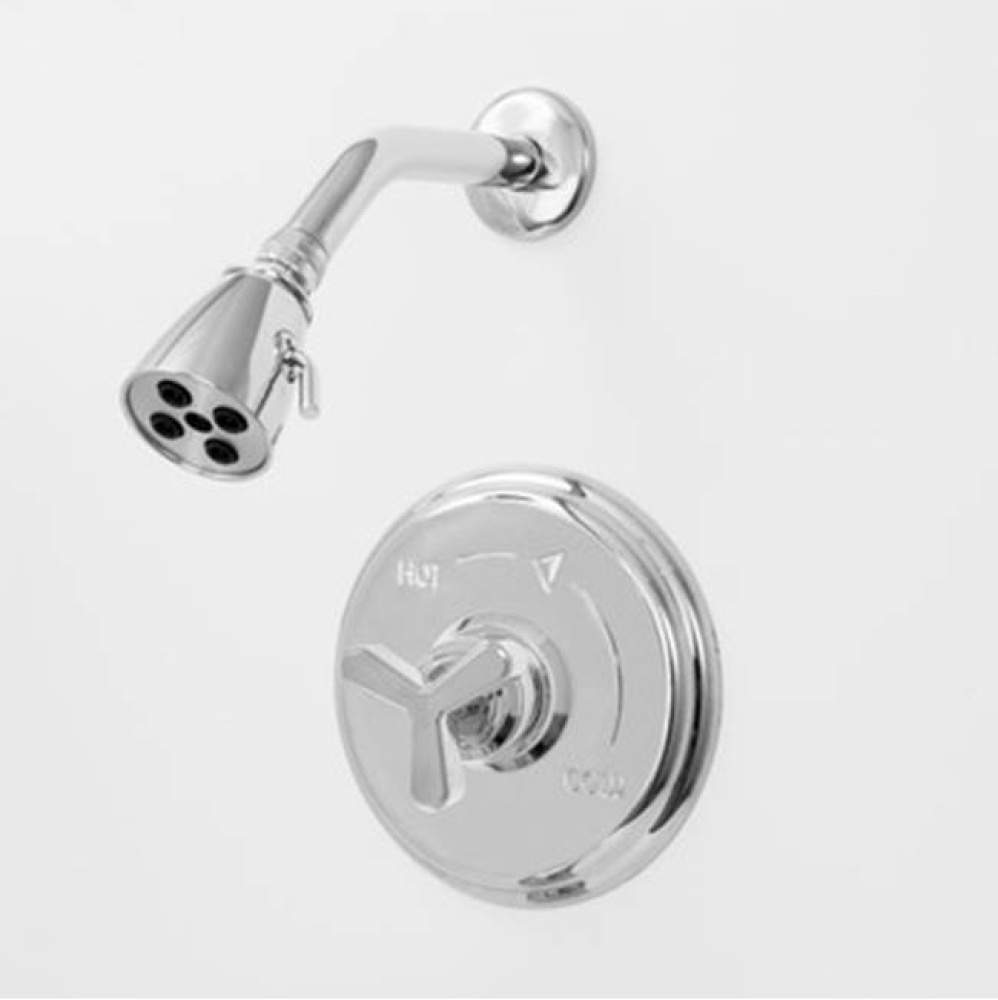 Pressure Balanced Shower Set TRIM (Includes HAF) MODERNE-X CHROME .26