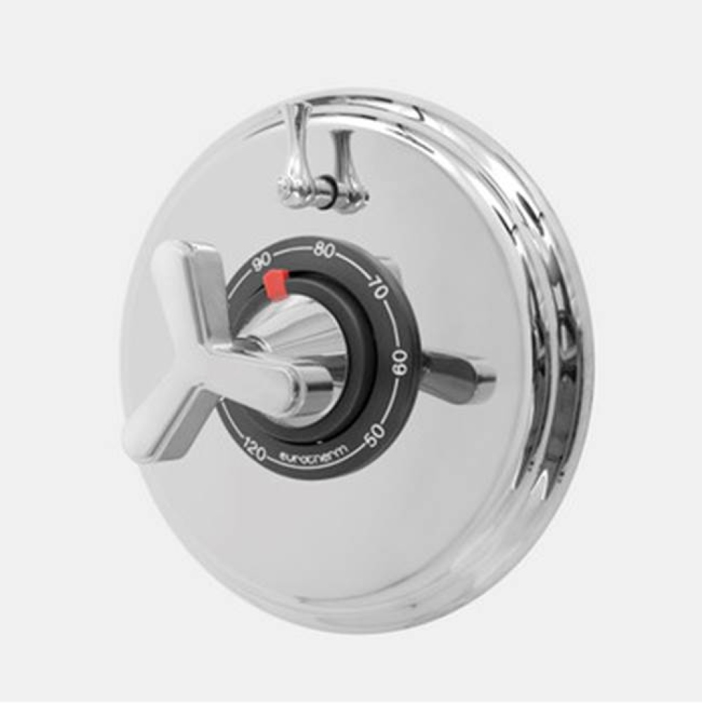 1/2'' Thermostatic Set, One Volume Control TRIM MODERNE-X CHROME .26