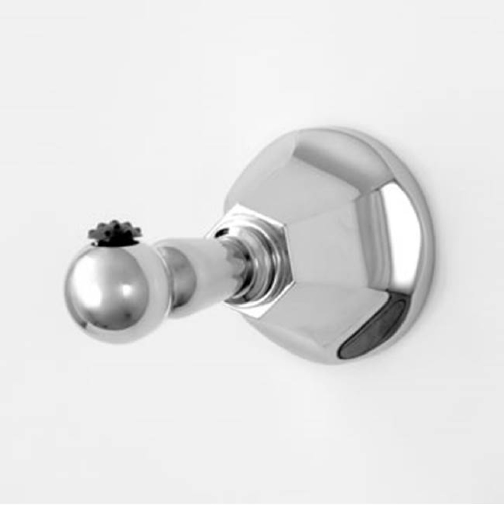 Series 07 Robe Hook w/bracket CHROME .26