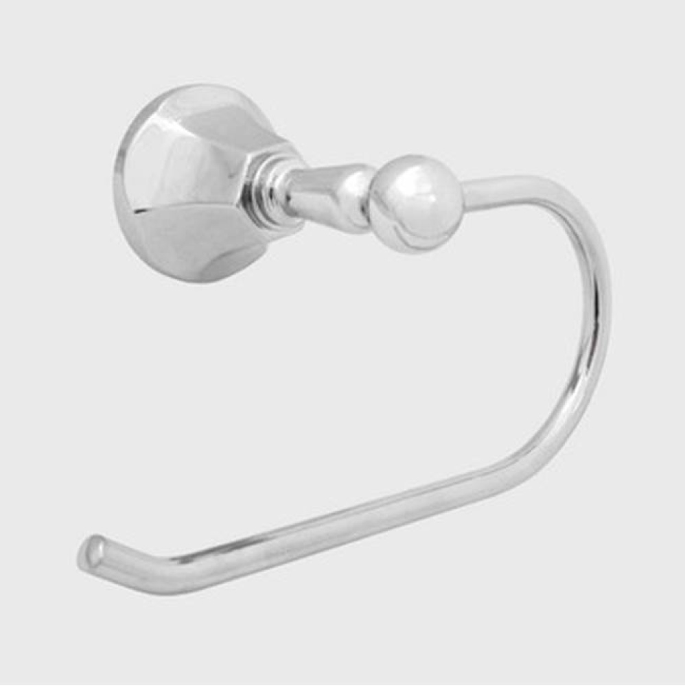 Series 07 Single Post Paper Holder w/bracket CHROME .26