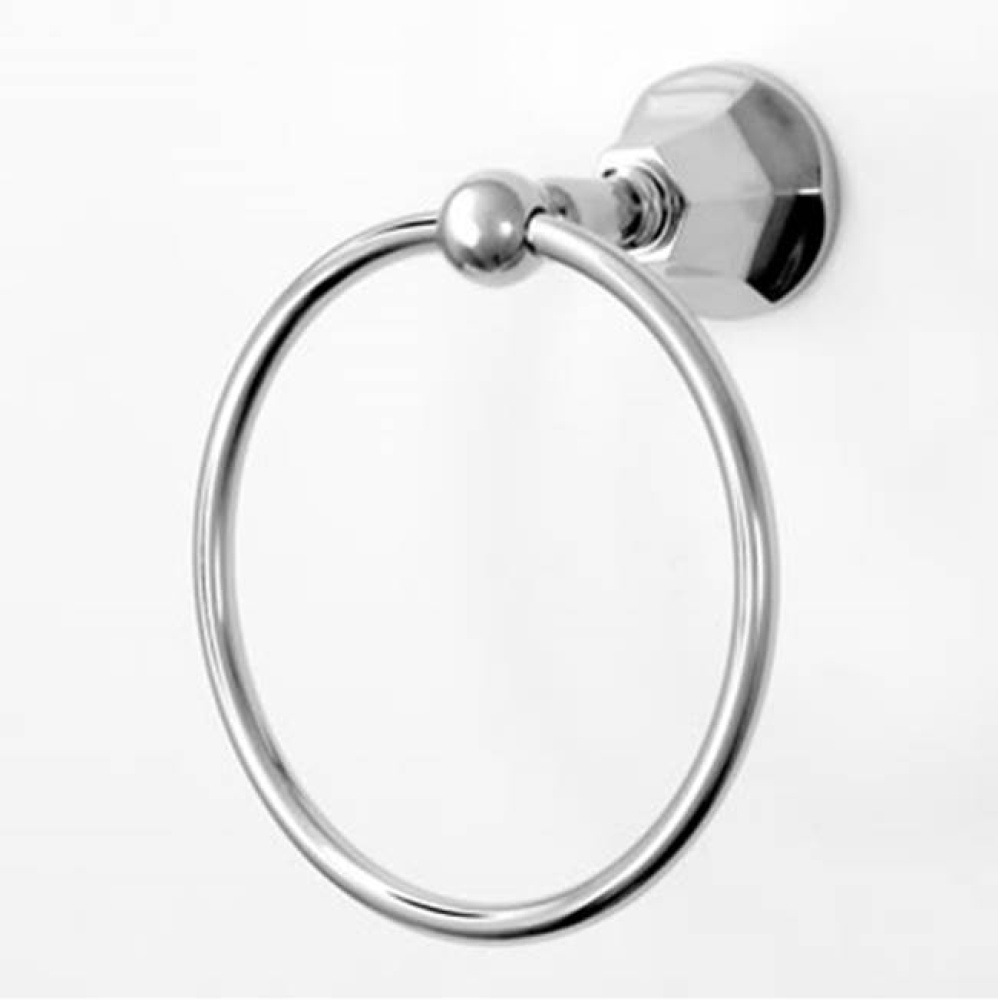Series 07 Towel Ring w/bracket CHROME .26