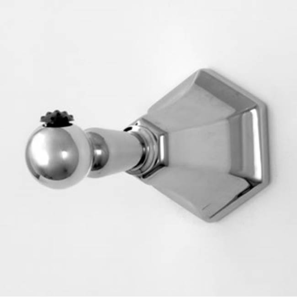 Series 10 Robe Hook w/bracket CHROME .26