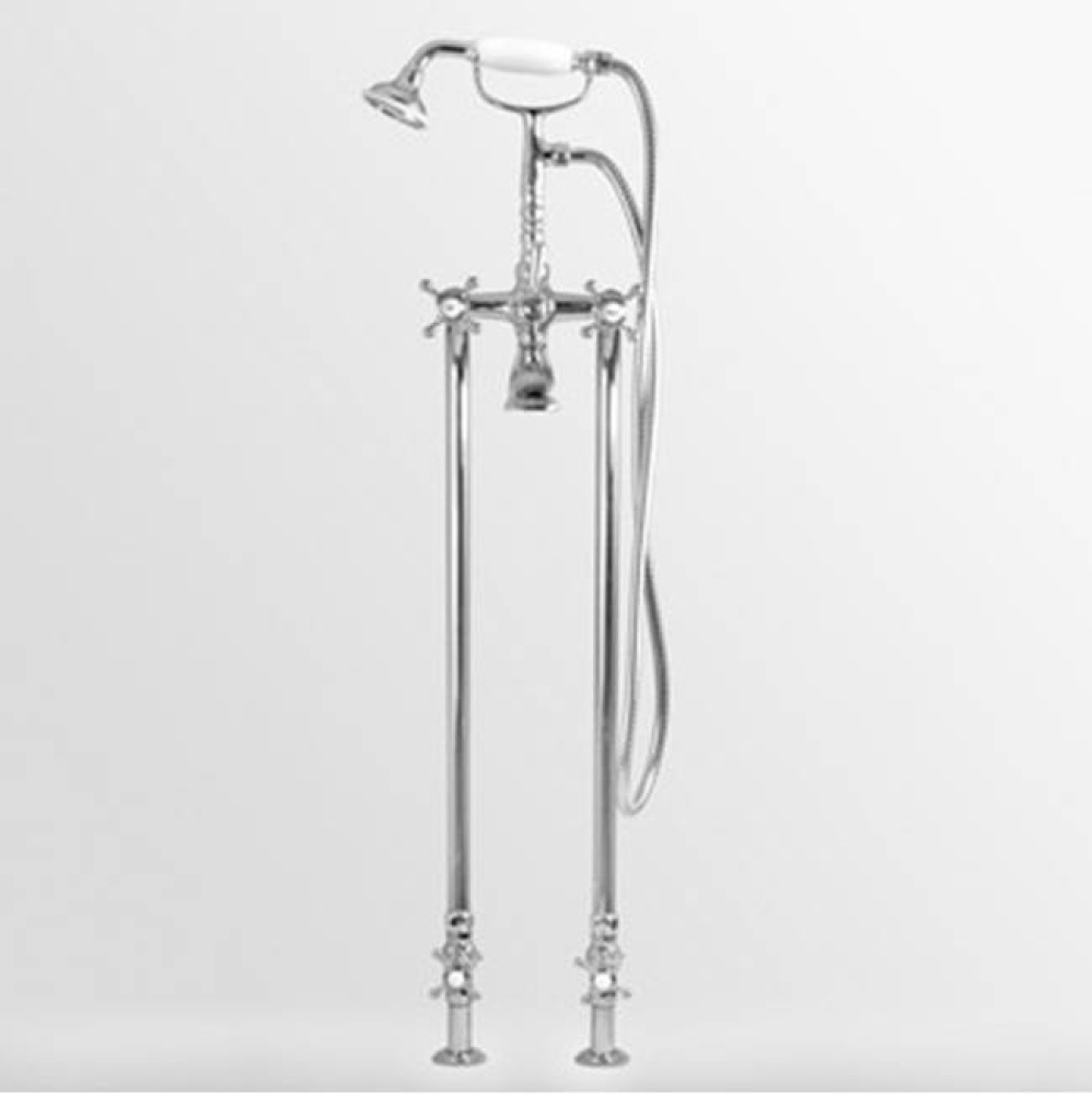 Floormount Telephone Handshower Set ST. MICHEL CHROME .26