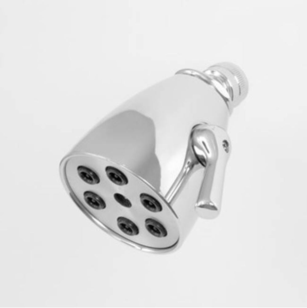 6 Plunger Deluxe Showerhead CHROME .26