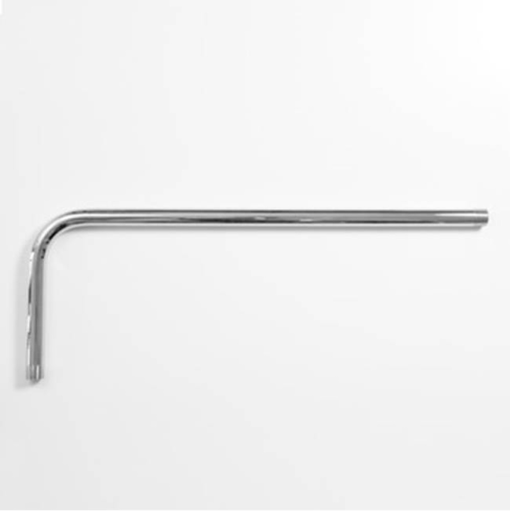 12'' x 4'' L-Shaped Shower Arm CHROME .26