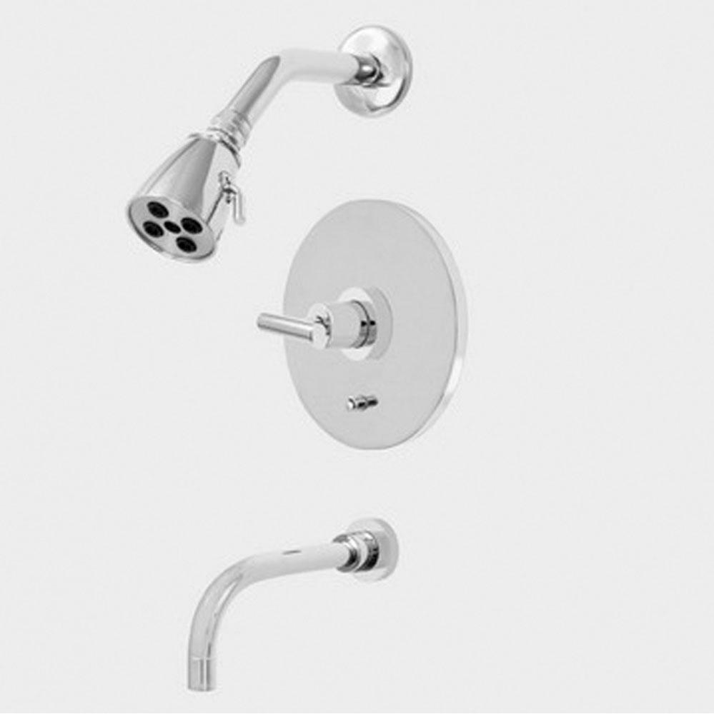 Pressure Balanced Tub & Shower Set Trim (Includes Haf And Wall Tub Spout) Ceres Ii Chrome .26