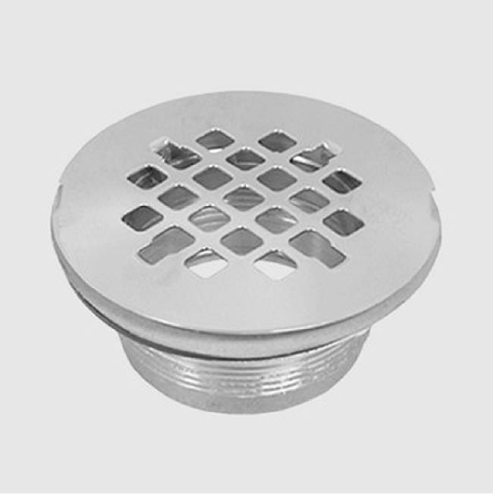 Brass Quick Caulking Compression Shower Drain CHROME .26