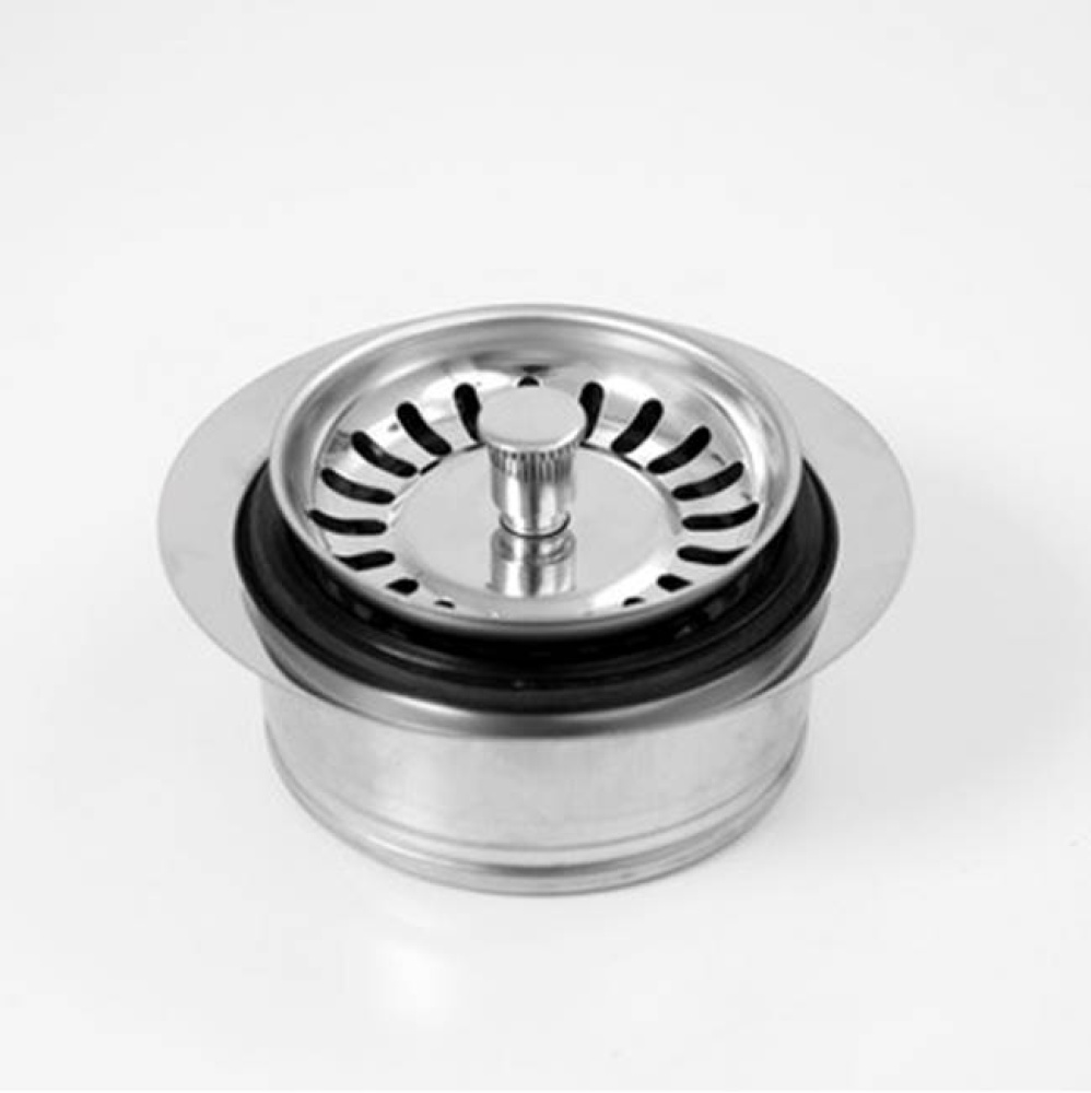 Standard waste disposer trim with disposer stopper/strainer unit CHROME .26