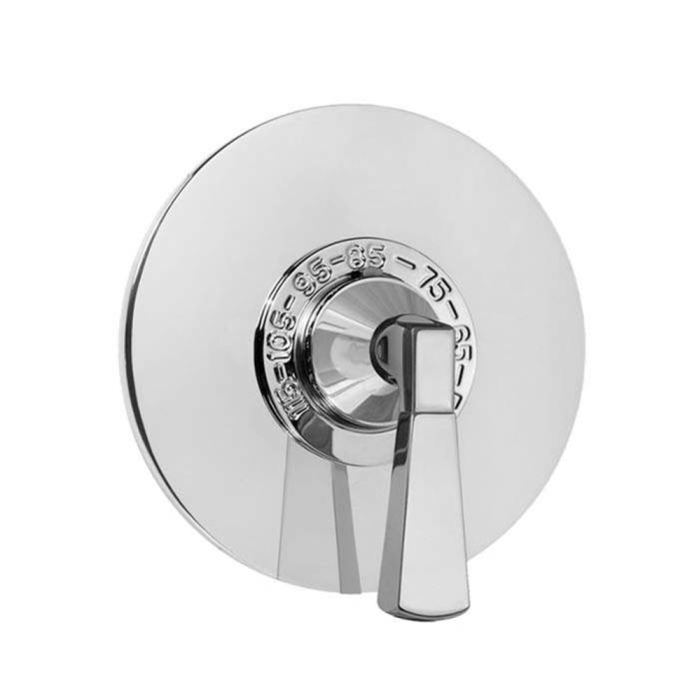 3/4'' Thermostatic Set with 9'' Plate TRIM HARLOW POLISHED GOLD .24