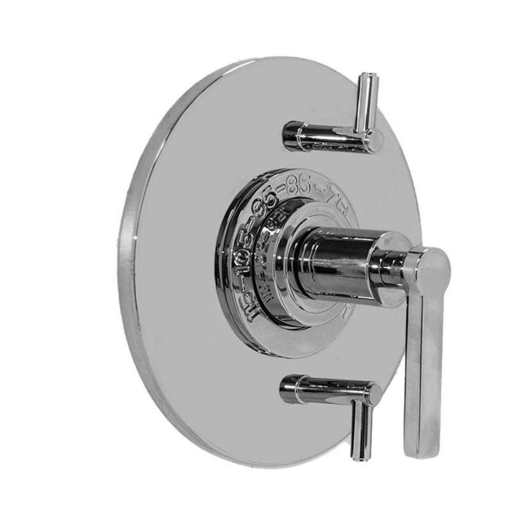 1/2'' Thermostatic Set, Two Volume Controls, TRIM STELLA CHROME .26