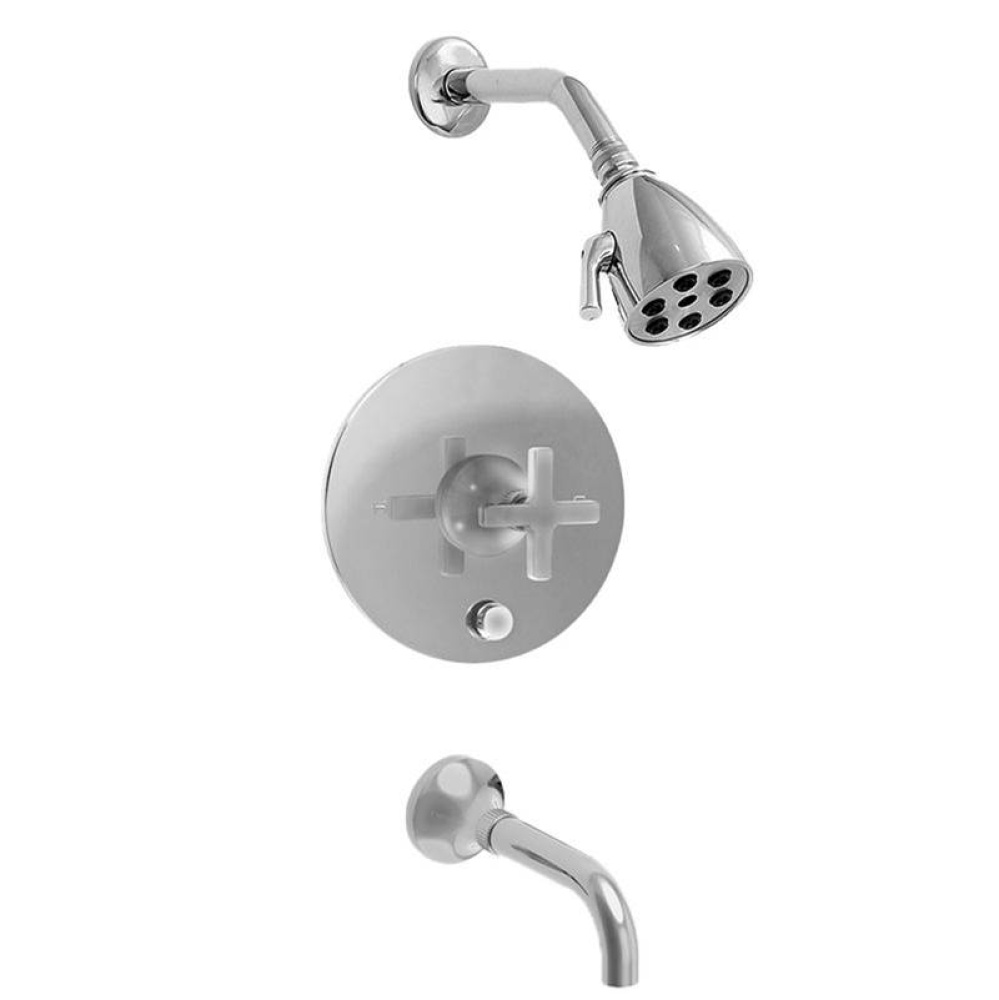 Pressure Balanced Tub & Shower Set Trim (Includes Haf And Wall Tub Spout) Stella X Chrome .26
