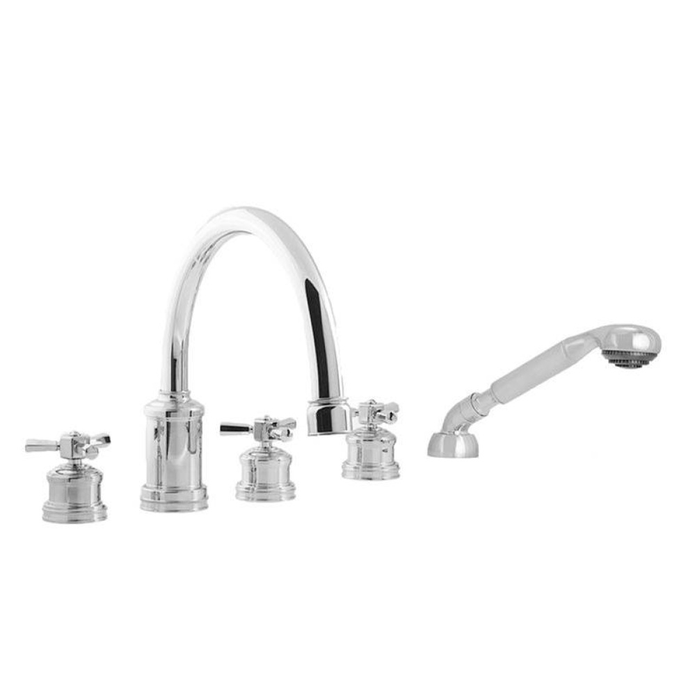 Roman Tub Set TRIM with Deckmount Handshower REGENT-X CHROME .26