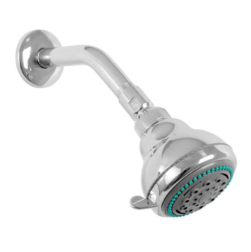 Multi-spray Showerhead w/8'' Arm & Std Flange POLISHED GOLD .24