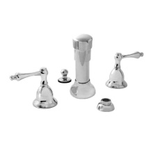 Sigma 1.001790.24 - Bidet Set Complete MONTREAL POLISHED GOLD .24