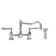 Sigma 1.3556032.26 - Pillar Style Kitchen Faucet with Handspray LOIRE CHROME .26