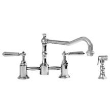 Sigma 1.3559032.26 - Pillar Style Kitchen Faucet with Handspray MONTE CARLO CHROME .26