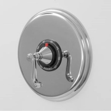 Sigma 1.000497DT.26 - 3/4'' Thermostatic Set with 9'' Plate TRIM CHARLOTTE CHROME .26
