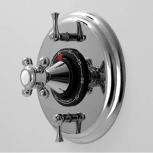 Sigma 1.001496.V2T.26 - 1/2'' Thermostatic Set, Two Volume Controls, TRIM ALEXANDRIA CHROME .26