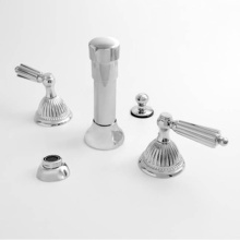 Sigma 1.004190.54 - Bidet Set Complete GEORGIAN SATIN GOLD .54