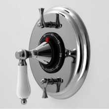 Sigma 1.004396.V2T.26 - 1/2'' Thermostatic Set, Two Volume Controls TRIM NEW HAMPTON CHROME .26