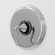 Sigma 1.004597DT.26 - 3/4'' Thermostatic Set with 9'' Plate TRIM DEVON CHROME .26
