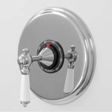 Sigma 1.007697DT.26 - 3/4'' Thermostatic Set with 9'' Plate TRIM WALDORF CHROME .26