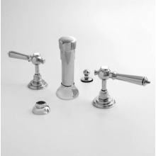 Sigma 1.007790.24 - Bidet Set Complete ASCOT POLISHED GOLD .24