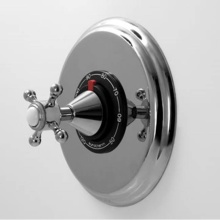 Sigma 1.007896.V0T.24 - 1/2'' Thermostatic Set, No Volume Control, TRIM SUSSEX POLISHED GOLD .24