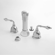 Sigma 1.008190.54 - Bidet Set Complete HOUSTON SATIN GOLD .54